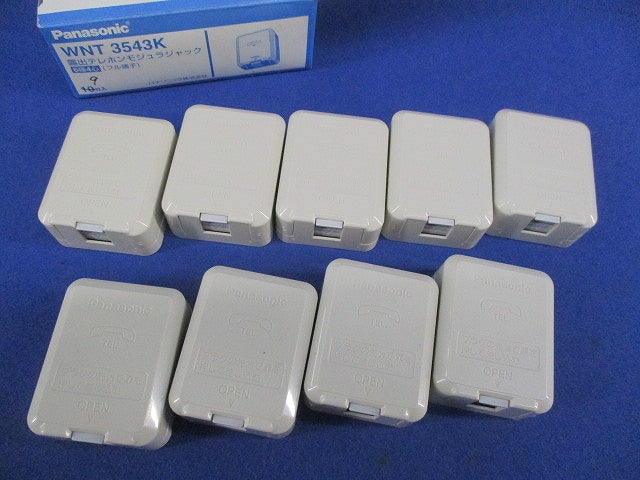 露出テレホンモジュラジャック(9個入) WNT3543K