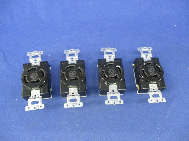 接地3P20A引掛埋込コンセント(4個入) WF2420K