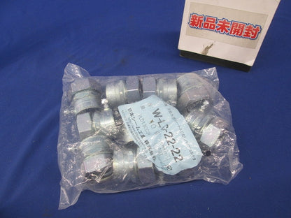 厚鋼用ネジなしパイプコネクタ(10個入) W-LC-22-22