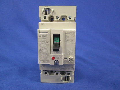 漏電遮断器60A 高調波・サージ対応形(キズ・汚れ有) NV63-CVF