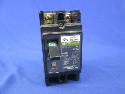 サーキットブレーカ 2P2E40A NE52C