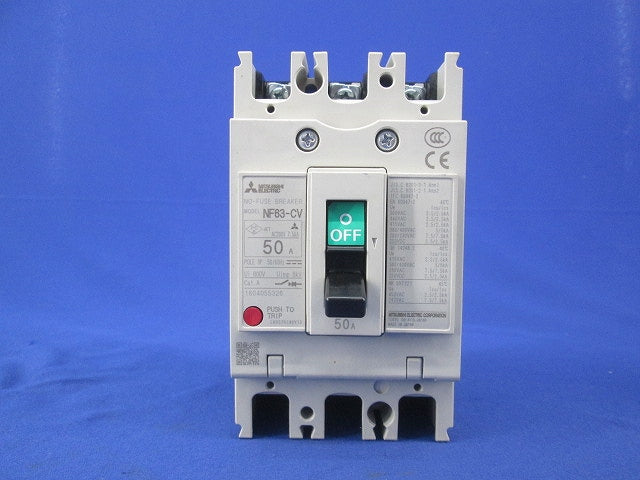 ノーヒューズブレーカ3P50A NF63-CV