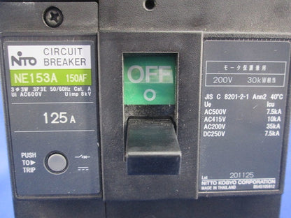 サーキットブレーカ3P3E125A NE153A