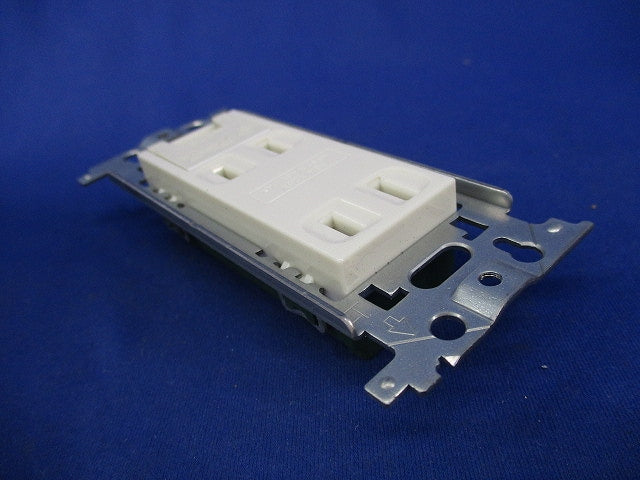 埋込アースターミナル付ダブルコンセント(5個入) WN1532K