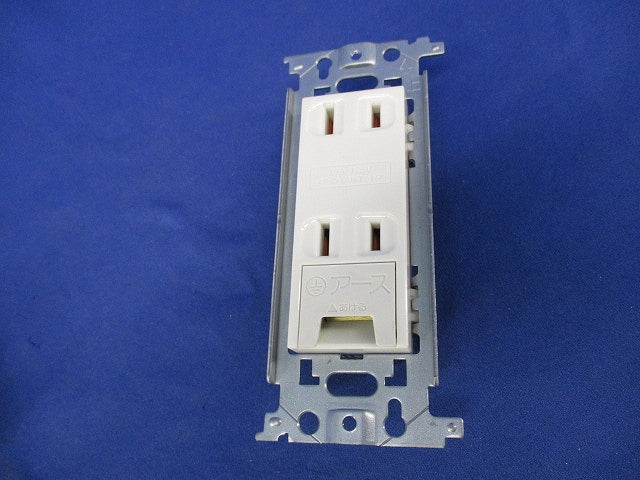 埋込アースターミナル付ダブルコンセント(5個入) WN1532K