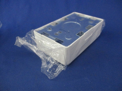 A型1コ用スイッチボックス(2個入)(ホワイト)(新品未開封) DZA161W