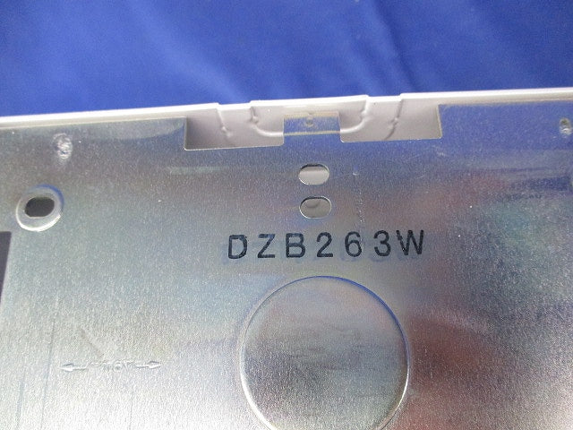 メタルモール用3個用スイッチボックス(浅型)(ホワイト)National DZB263W
