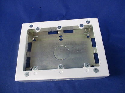 メタルモール用3個用スイッチボックス(浅型)(ホワイト)National DZB263W