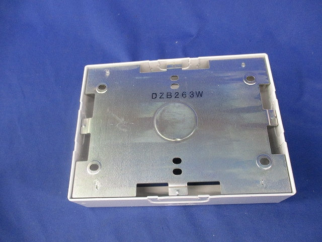 メタルモール用3個用スイッチボックス(浅型)(ホワイト)National DZB263W