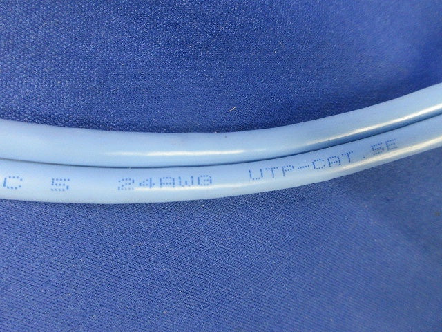 スーパーコイル LANケーブル25m(薄青) D-TPCC5 0.5mm×8P