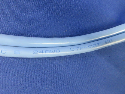 スーパーコイル LANケーブル25m(薄青) D-TPCC5 0.5mm×8P