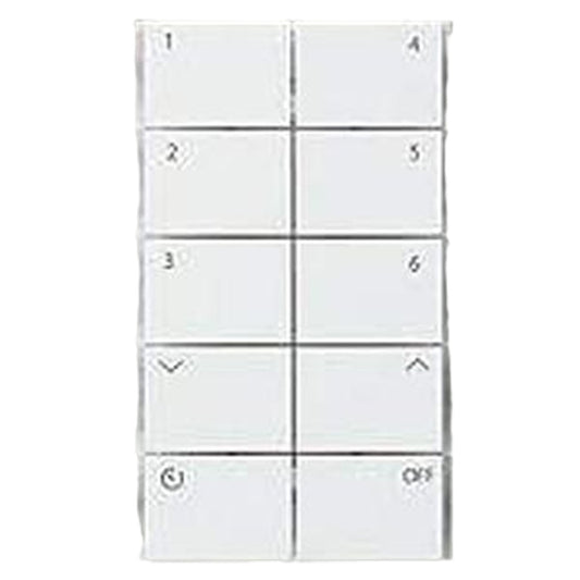 壁シーンスイッチ SENMU専用 6シーン切替+OFF 1個用スイッチボックス適合 埋込穴 白 LSM-BKS01