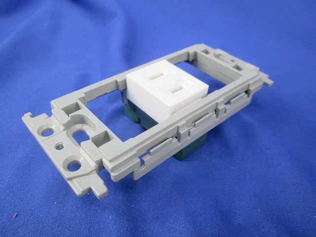 埋込シングルコンセント(取付枠付)(10セット入) WN1001SW