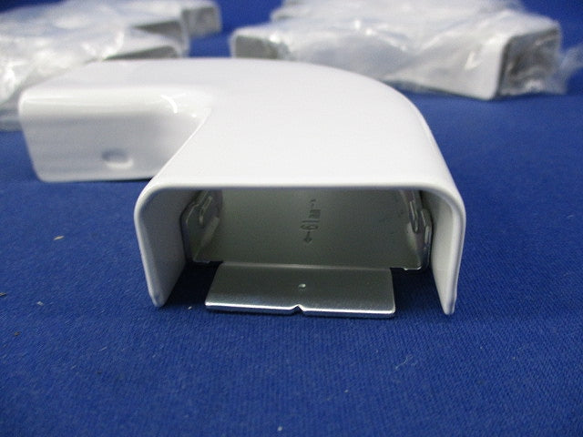 メタルモールフラットエルボB型(7個入)ホワイト DZB220W