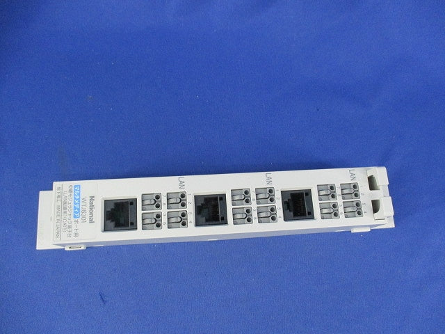 マルチメディアポート用中継モジュラジャック端子台(LAN配線用)(CAT5)National WTJ8301