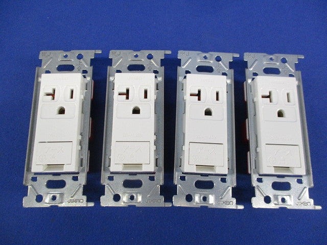 埋込アースターミナル付接地コンセント(4個入) JEC-BN-ITGE