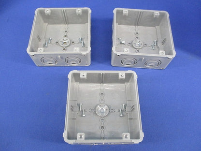 埋込四角アウトレットボックス(3個入) CDO-5B