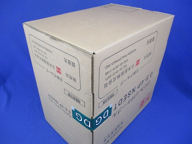 Cat.5e U/UTP スタンダードケーブル4P屋内ケーブル 300m 緑 0.5-4PNSEDT-DG