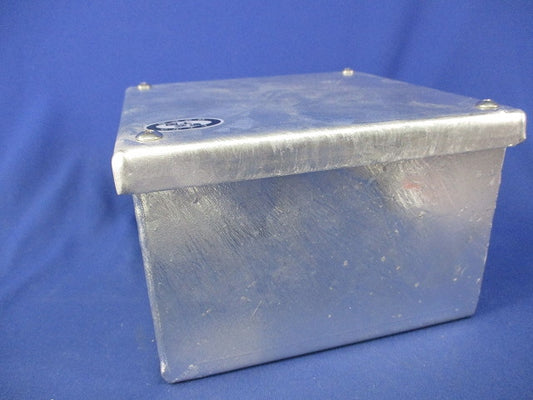 プルボックス (亜鉛メッキ)(カブセ蓋) 150×150×100