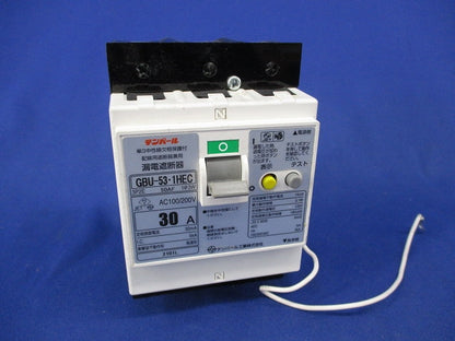 漏電遮断器3P2E30A(単3中性線欠相保護付) GBU-53･1HEC