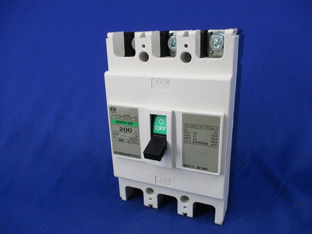 ノーヒューズブレーカ 3P200A(テプラ有) NB223E-200