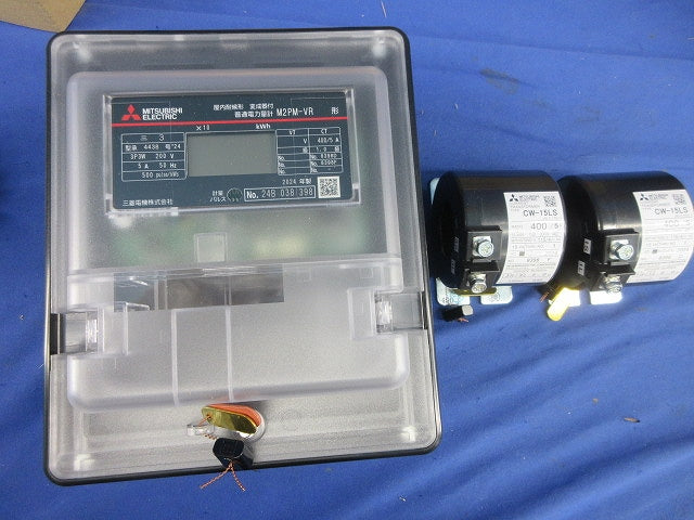 電子式電力量計3P3W200V5A50Hz(撮影のため開梱) M2PM-VR