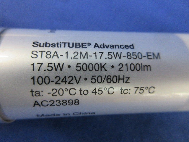 直管LEDランプ ST8A-1.2M-17.5W-850-EM