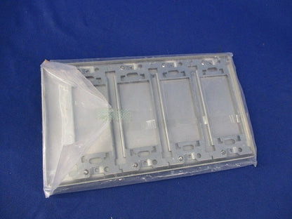 新金属カバープレート(取付枠付)4連(新品未開封) WN7594