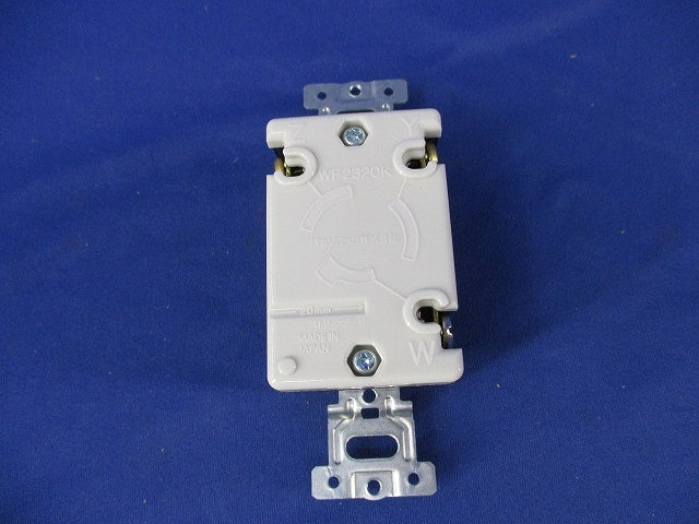 埋込アース付ダブルコンセント(2個入) WF2320K