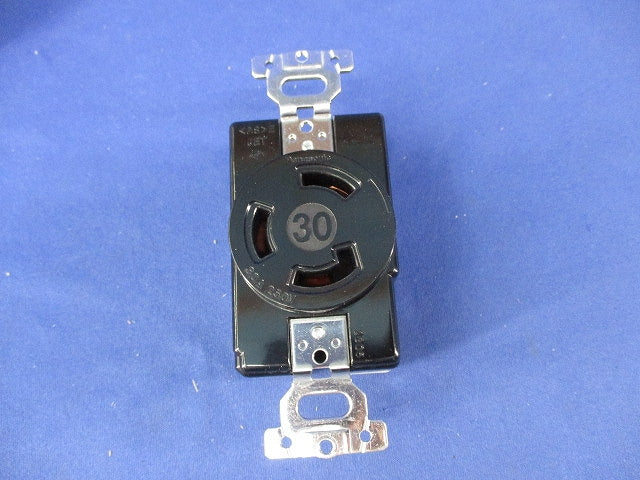 3P30A引掛埋込コンセント(ブラック) WF2331B