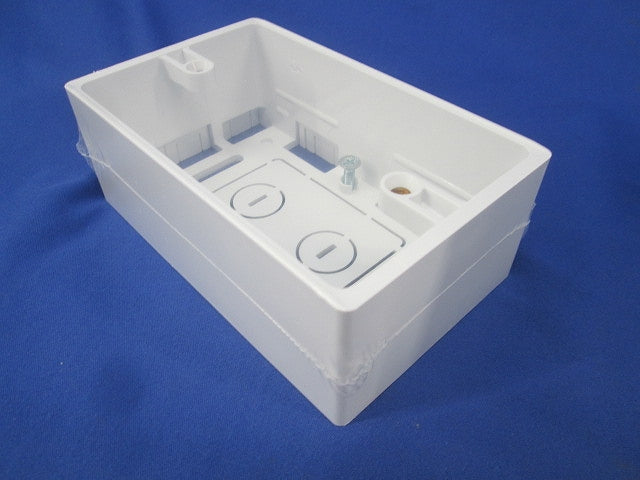 モール用スイッチボックス(6個入)(カベ白) MSB-1YW