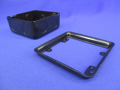 中四角浅型アウトレットBOX(4個入)(カバー付) OBM44B