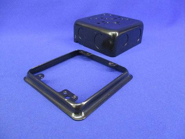 中四角浅型アウトレットBOX(4個入)(カバー付) OBM44B