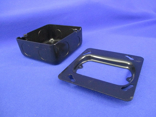 アウトレットボックス 中四角小判カバーセット OBM44B+CVMSB