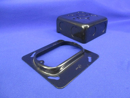 アウトレットボックス 中四角小判カバーセット OBM44B+CVMSB