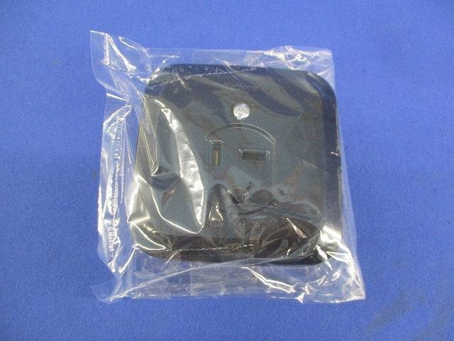 小型接地2P30A角型コンセント National WK3730