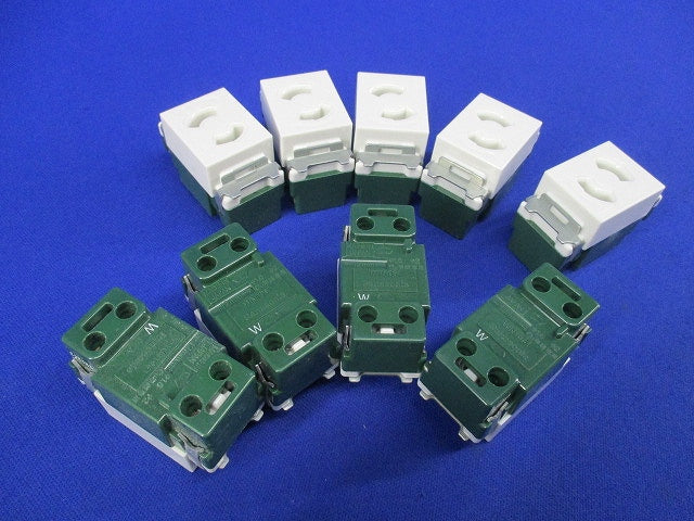 埋込抜け止めシングルコンセント(9個入) WN1061