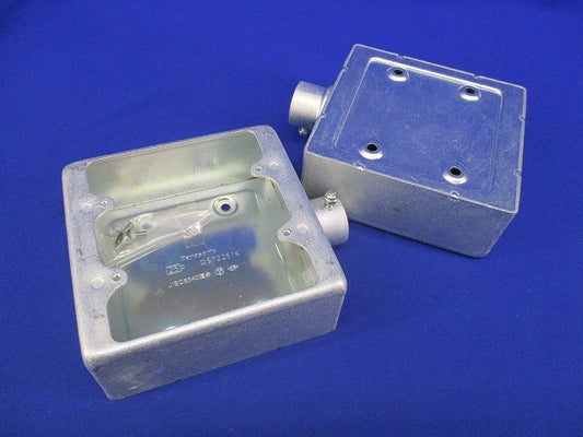 ねじなし露出スイッチボックス2コ用1方出(2個入) DS72251K