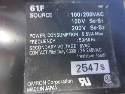 フロートなしスイッチ 61F-G3N