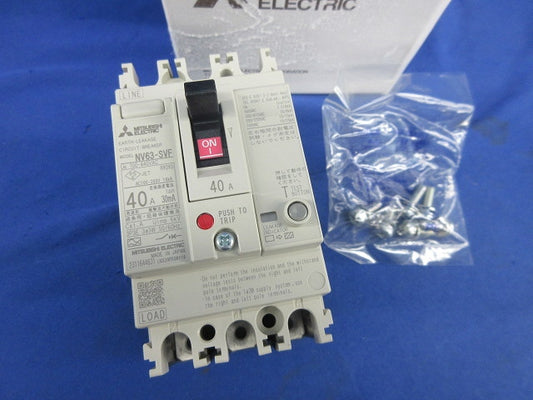 漏電遮断器3P3E40A NV63-SVF