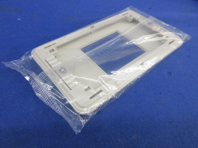 モダン角型埋込コンセントプレート(8枚入)(ミルキーホワイト) WN6021