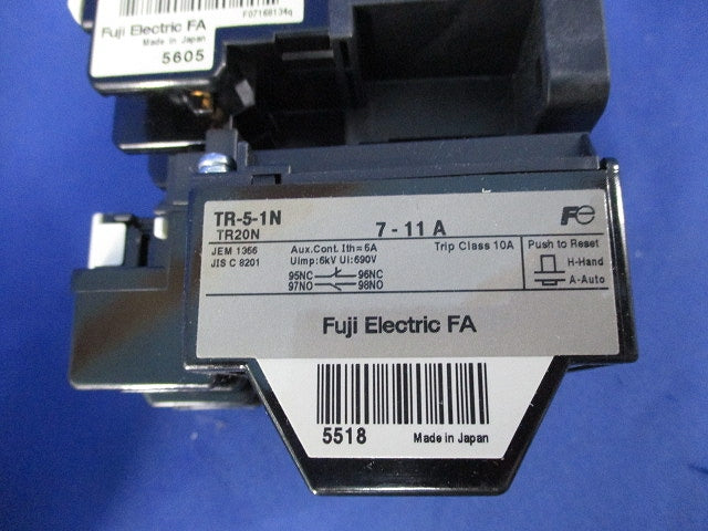 標準形電磁開閉器 ケースカバー無 200V-2.2KW-AC200V-1A1B SW-5-1