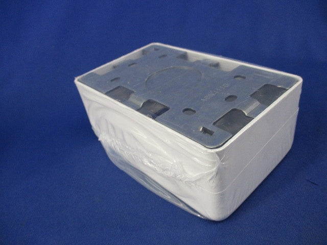 スイッチボックス 1個用 深型(２個入)ホワイト ABN411