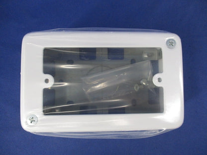 スイッチボックス 1個用 深型(２個入)ホワイト ABN411