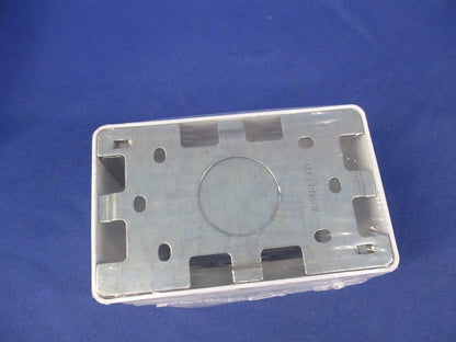 スイッチボックス 1個用 深型(２個入)ホワイト ABN411