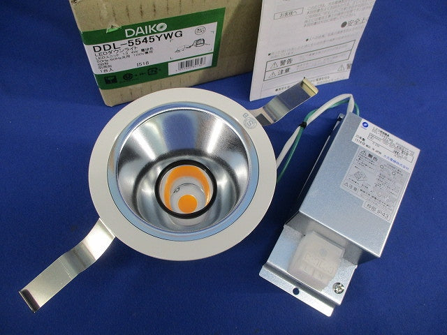 LEDダウンライト(軒下兼用)φ100 DDL-5545YWG