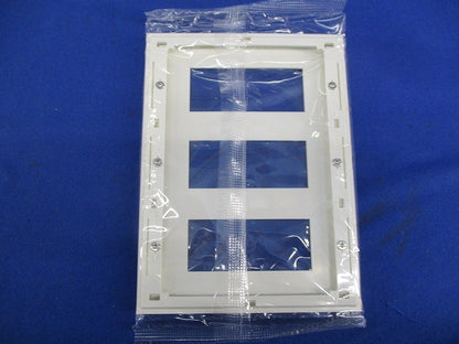 コンセントプレート3連用(9枚入)(ピュアホワイト) QWD-333