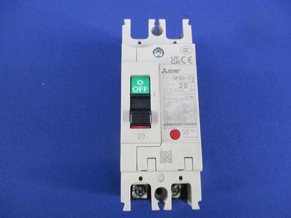 ノーヒューズブレーカ2P20A NF63-CV