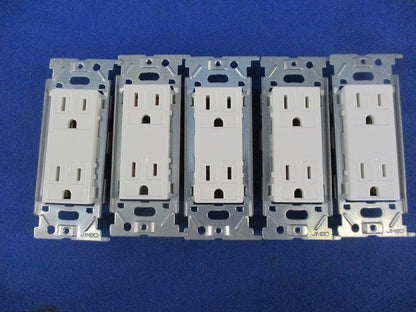 埋込接地ダブルコンセント(5個入) JEC-BN-55G