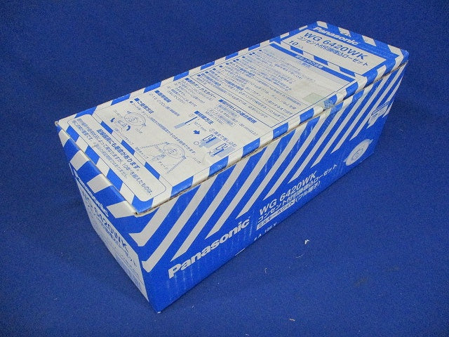 コンセント付引掛埋込ローゼット ミルキーホワイト フル端子 送り端子付 10個入 WG6420WK-10